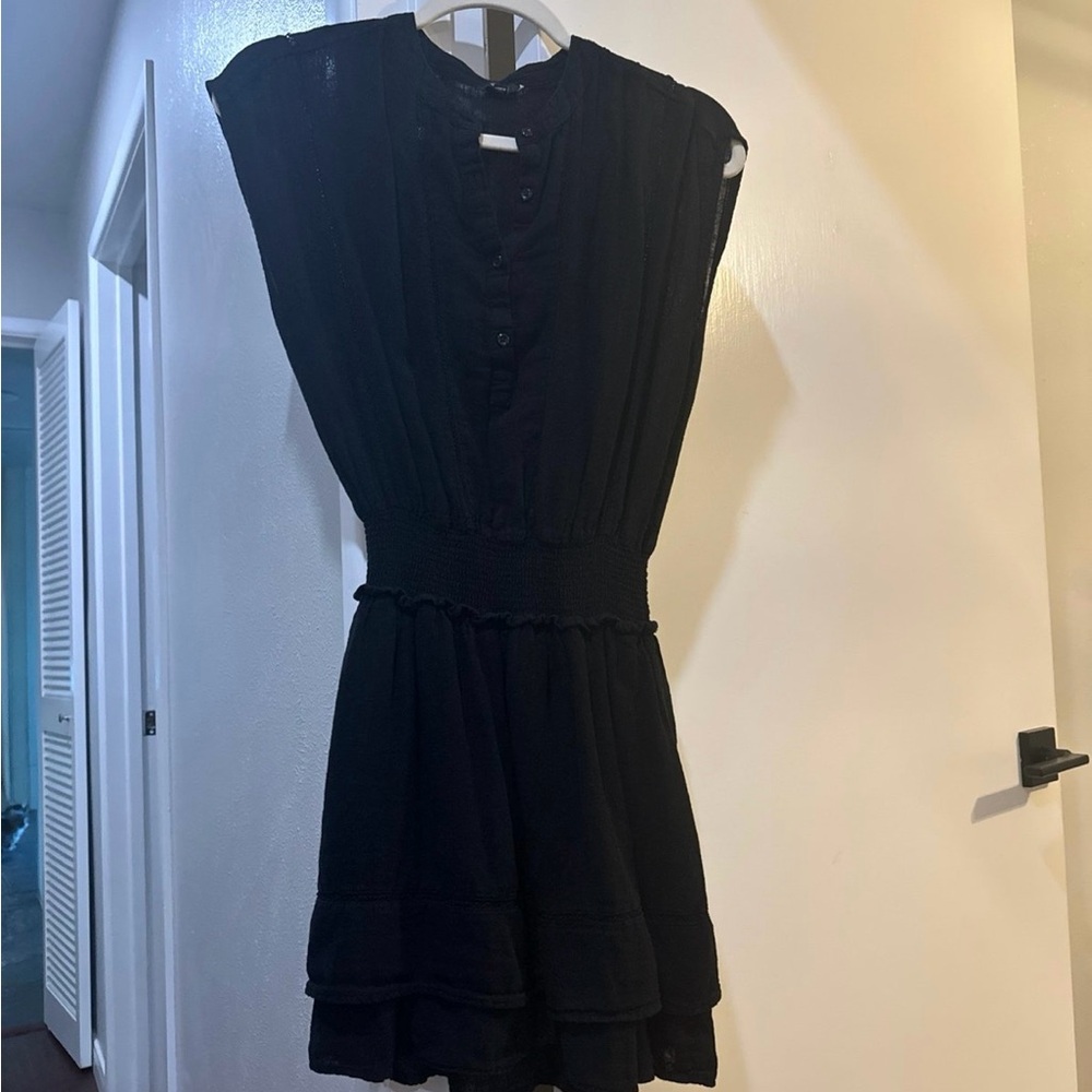 Rails mini black dress